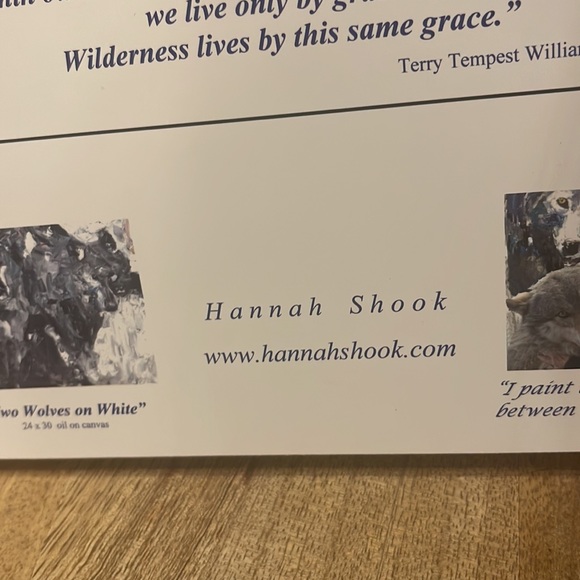 Artist print of original Oil-painting “two wolves on white “ - Picture 7 of 7